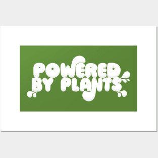 Powered By Plants - Awesome Vegan Lover Design Posters and Art